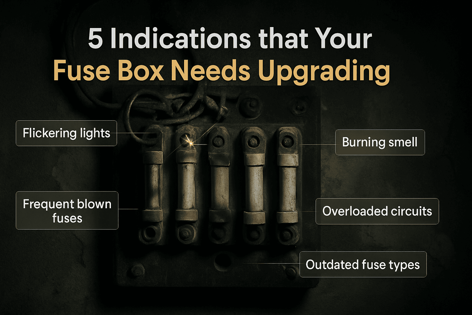 5 indications that your fuse box needs upgrading